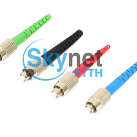 Conectores de fibra multimodo SK Black And Red Boot MM con clip dúplex