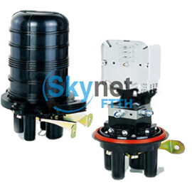 Mufa vertical SK 96 con 4 orificios y 1 orificio ovalado