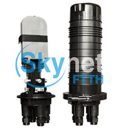 Mufa vertical SK con estructura de sellado termorretráctil.