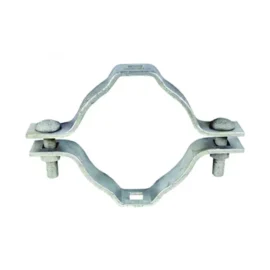 Abrazadera Circular Para Poste Con perno 8′