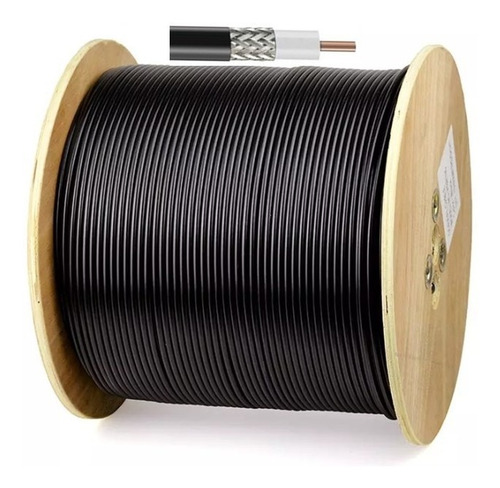 Cable coaxial negro GTL00240